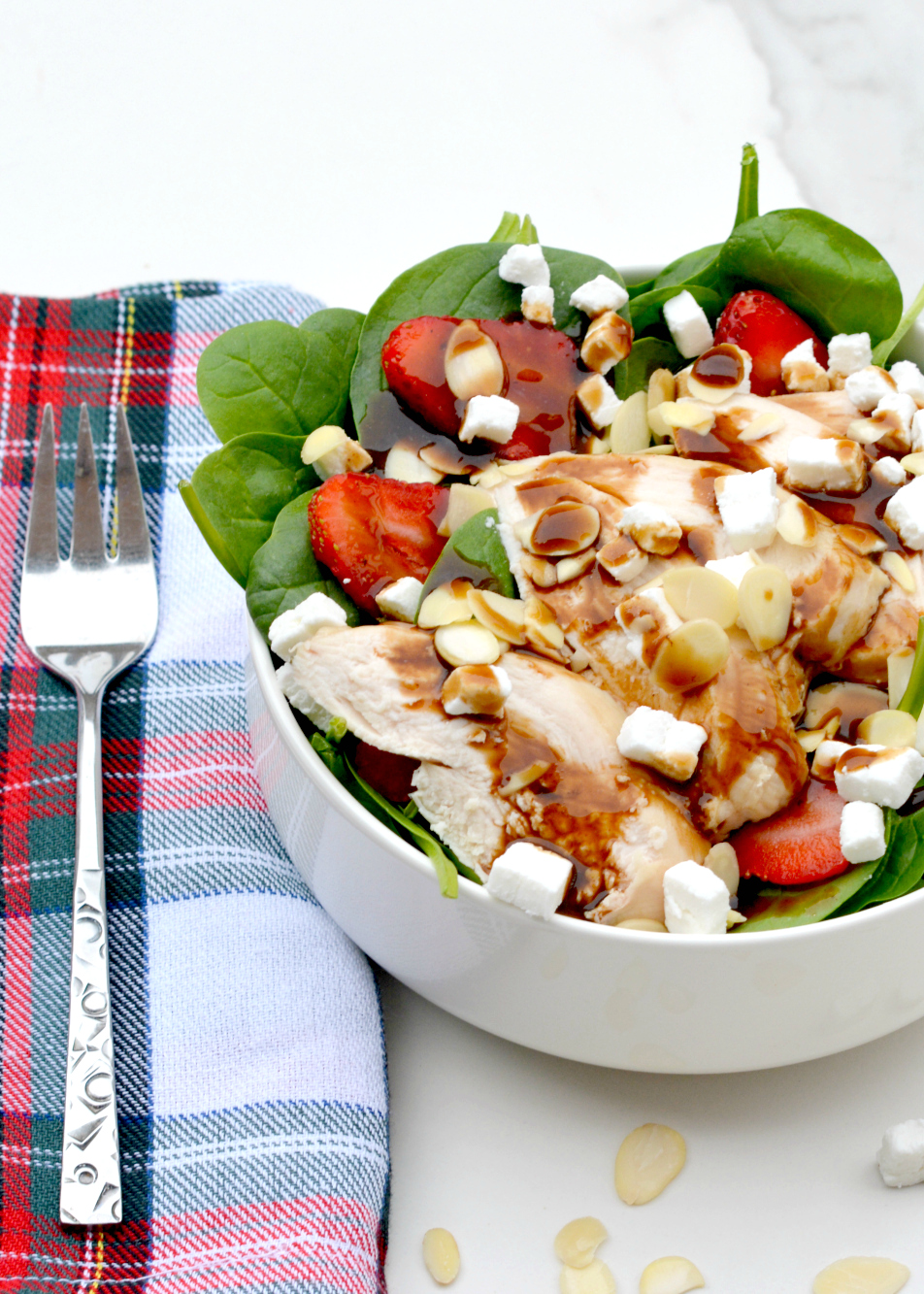 Strawberry Spinach Salad