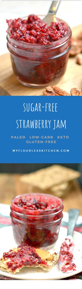 Sugar-Free Raspberry Jam | My Flourless Kitchen