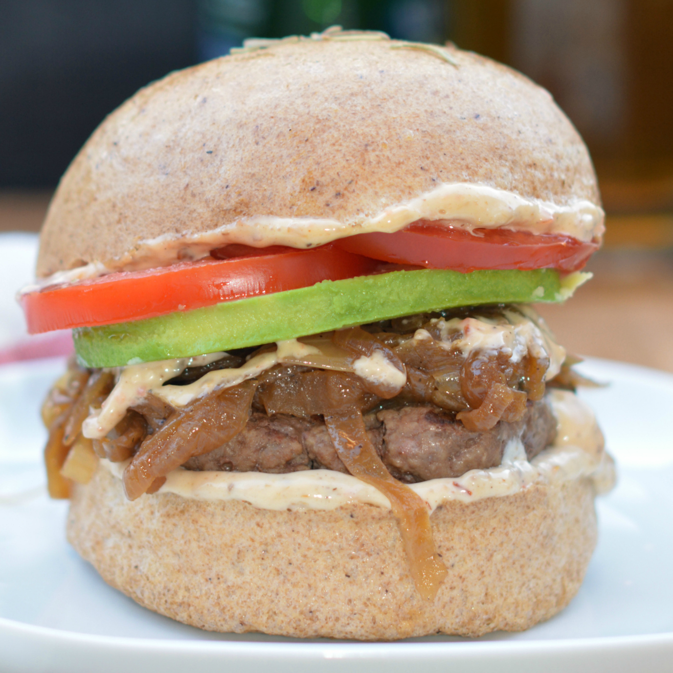 loaded cheeseburger