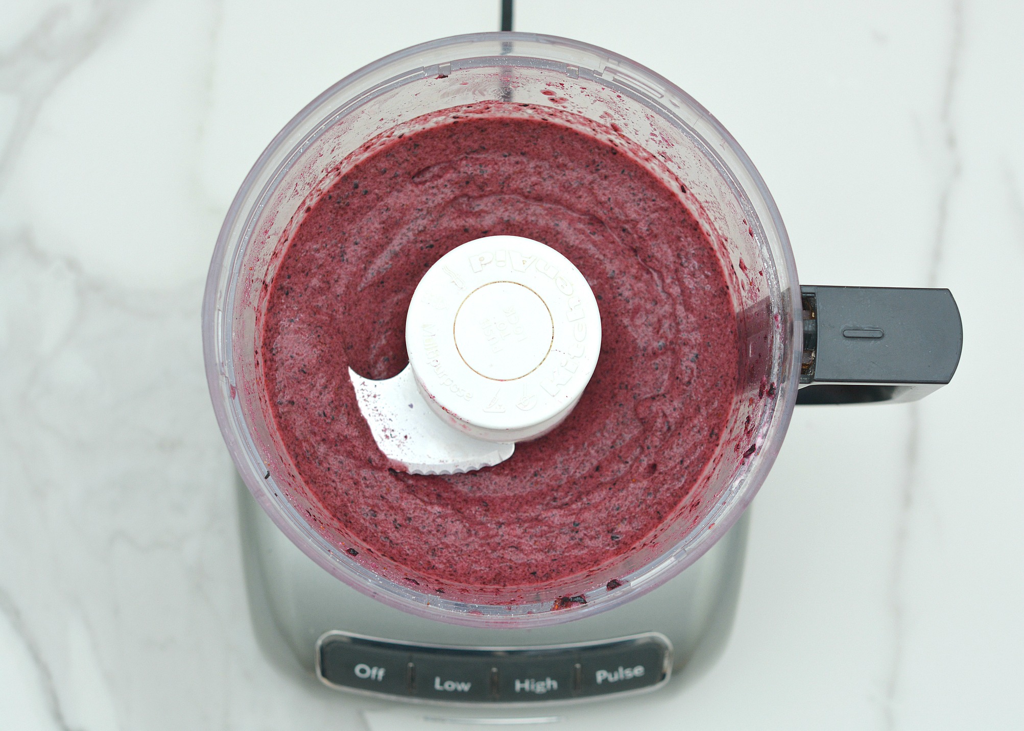 no churn blueberry sorbet
