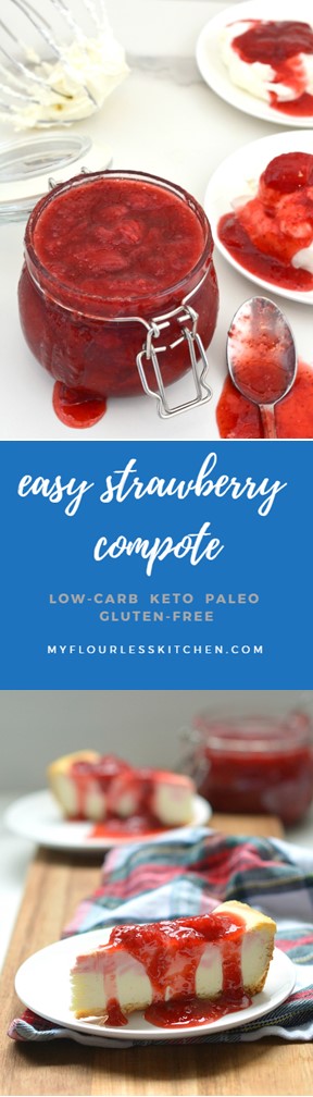 Instant Pot Strawberry Compote | My Flourless Kitchen
