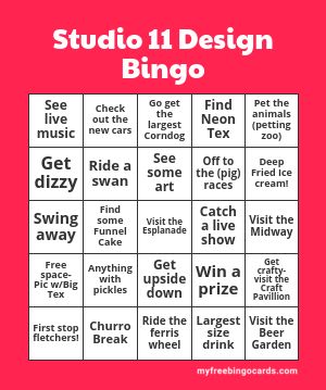 Ide Bingo Card - City Images - Professional Desktop Collection