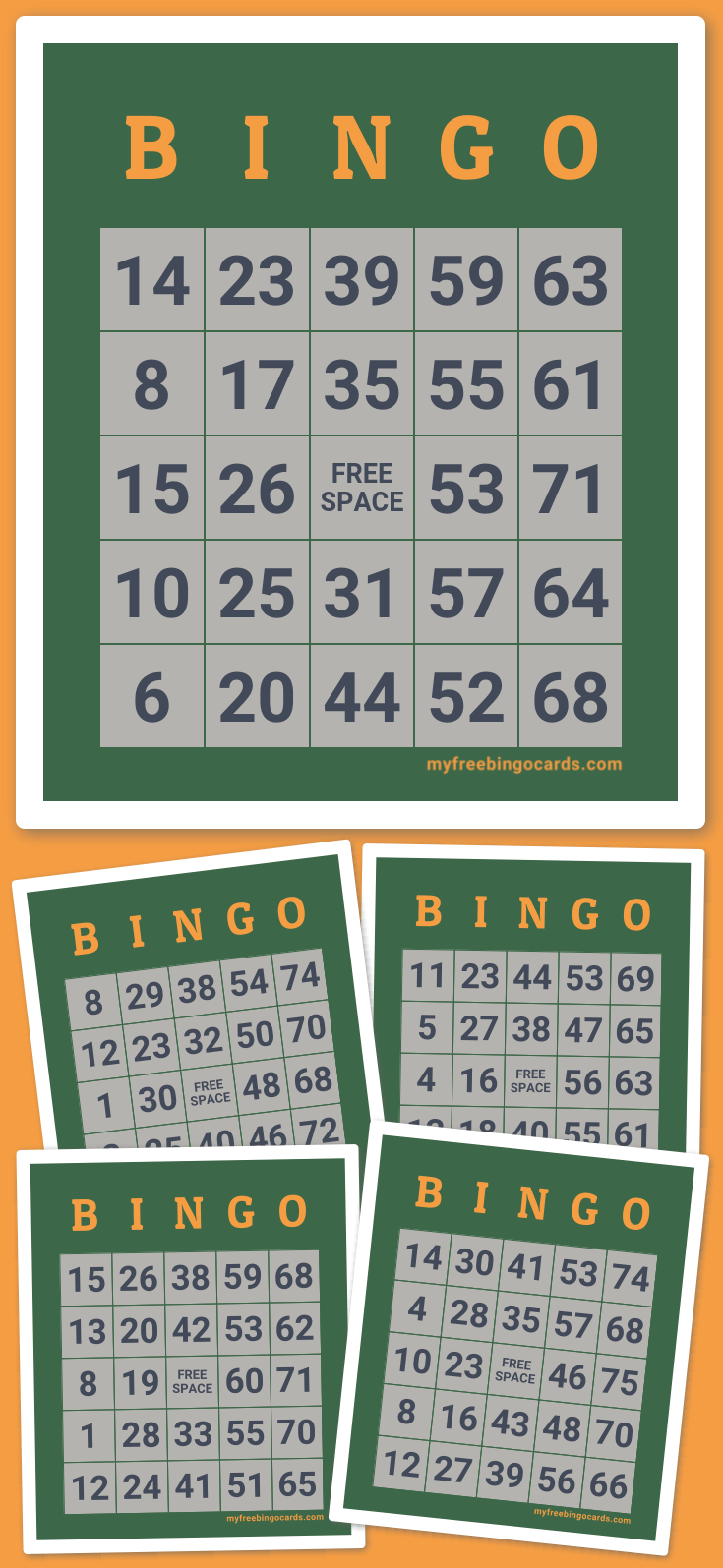 virtual 1 75 number bingo