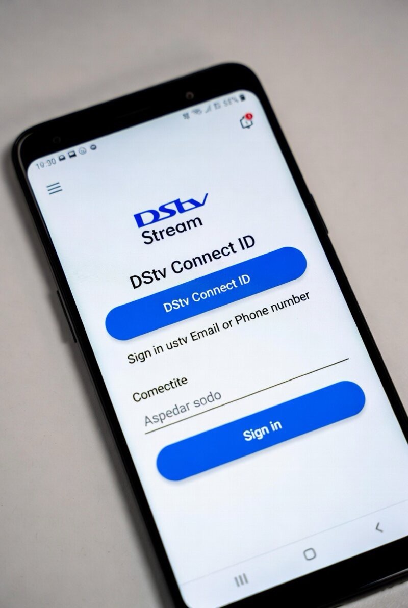 Sign in with DStv Connect ID to stream DStv live