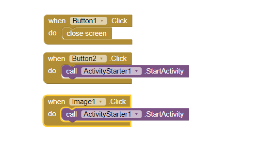 MIT App Inventor Block Editor - Der genehmigte Bildschirm