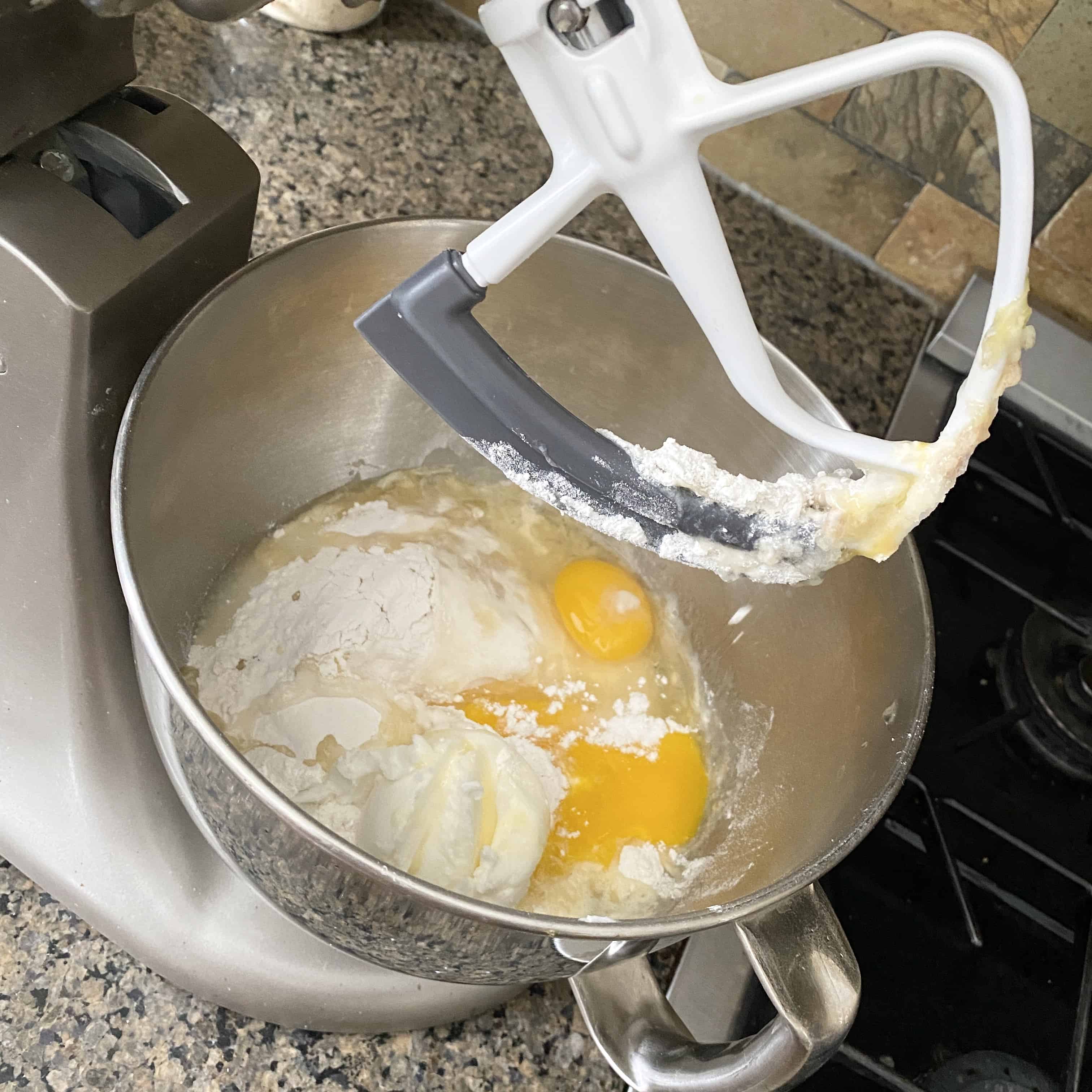 Banana Raspberry Bundt Cake
