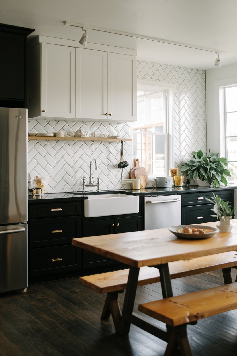 14 black farmhouse kitchen designs for a bold yet timeless look