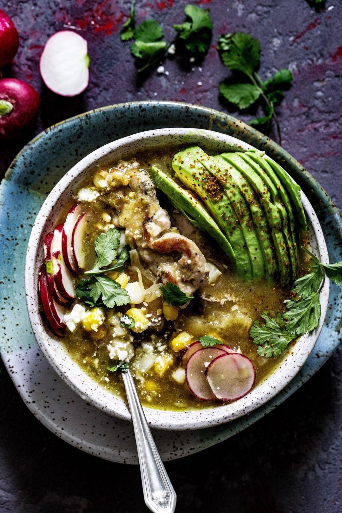 Quick Pork Tenderloin Pozole Verde