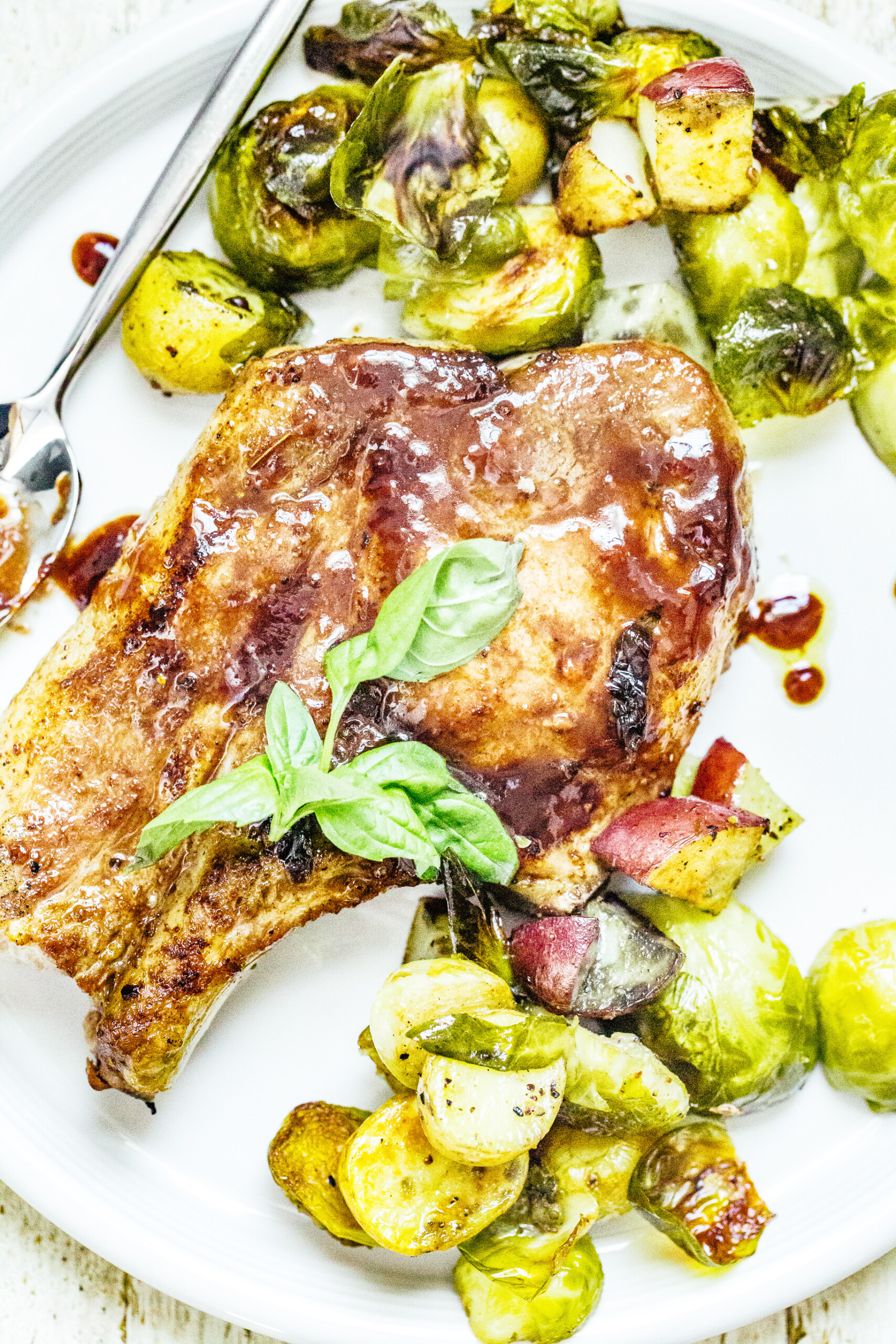 Raspberry Balsamic Pork Chops