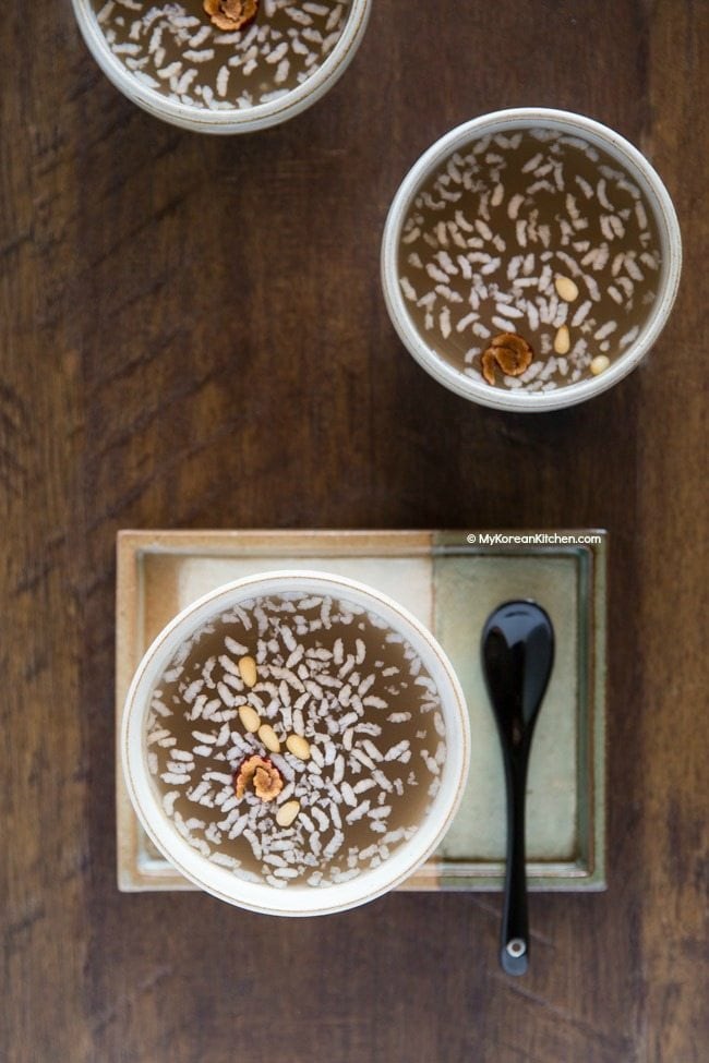 picture Korean Rice Drink Recipe sikhye korean sweet rice drink