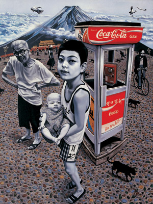 From a publicity photographer, chen man has become a confirmed artist now. Awesome Contemporary Chinese Art - Zhong Biao: China (10