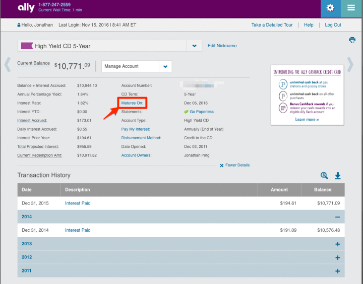We did not find results for: Ally Bank CD Maturity Review: Phone and Online Redemptions ...