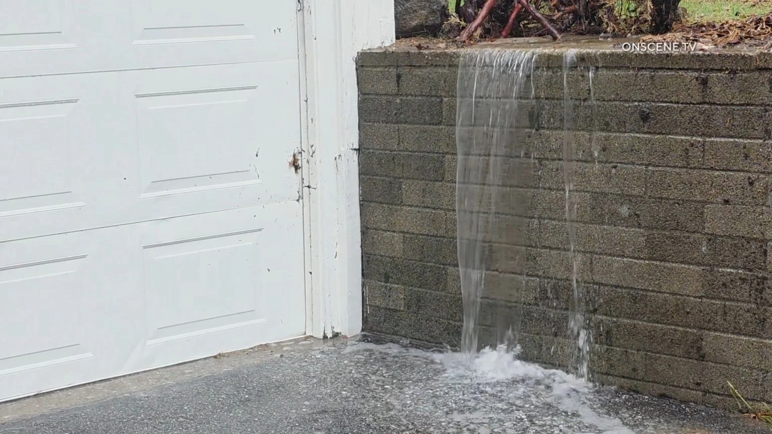 rain in lake arrowhead - photo courtesy of onscene.tv