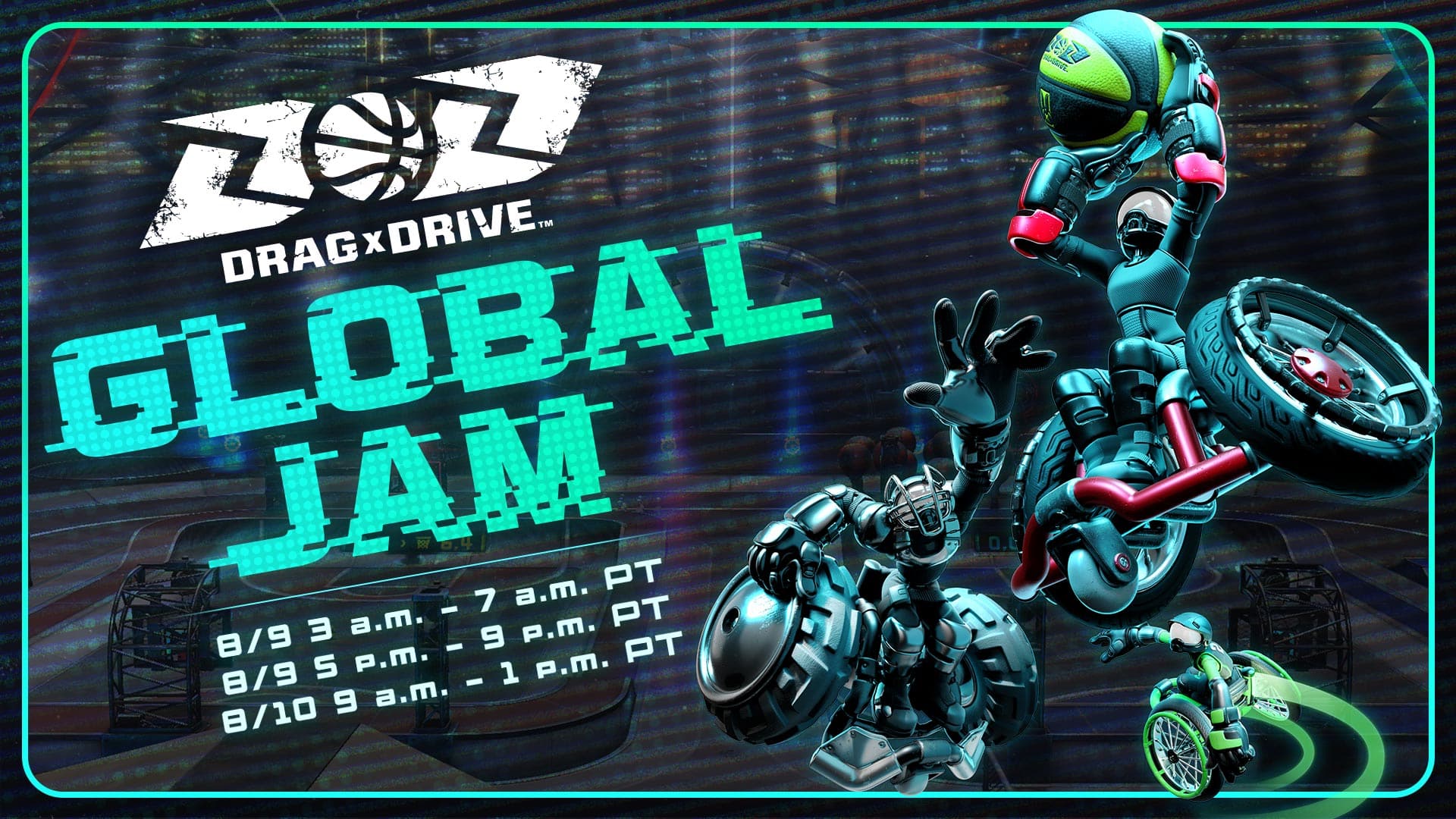 Drag x Drive: Global Jam Demo Now Available on Nintendo Switch eShop Ahead of August Release