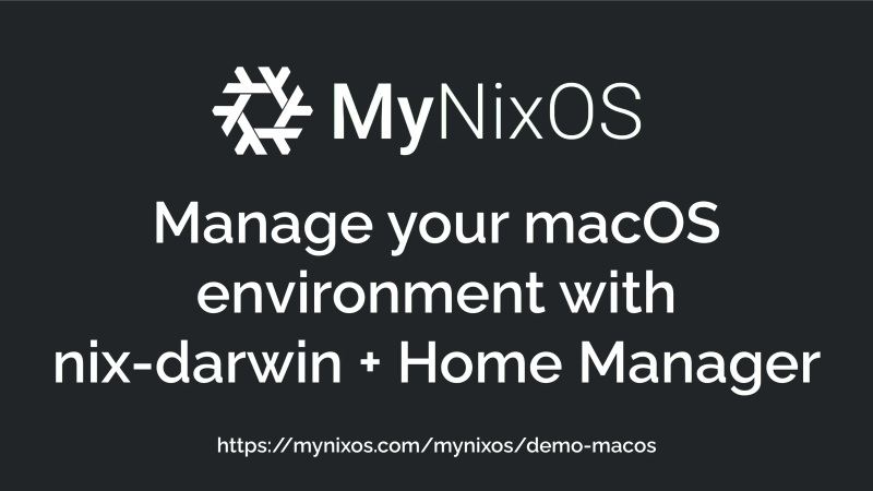 Nix Development Shell Mynixos - Perfect Colorful Pattern - Retina
