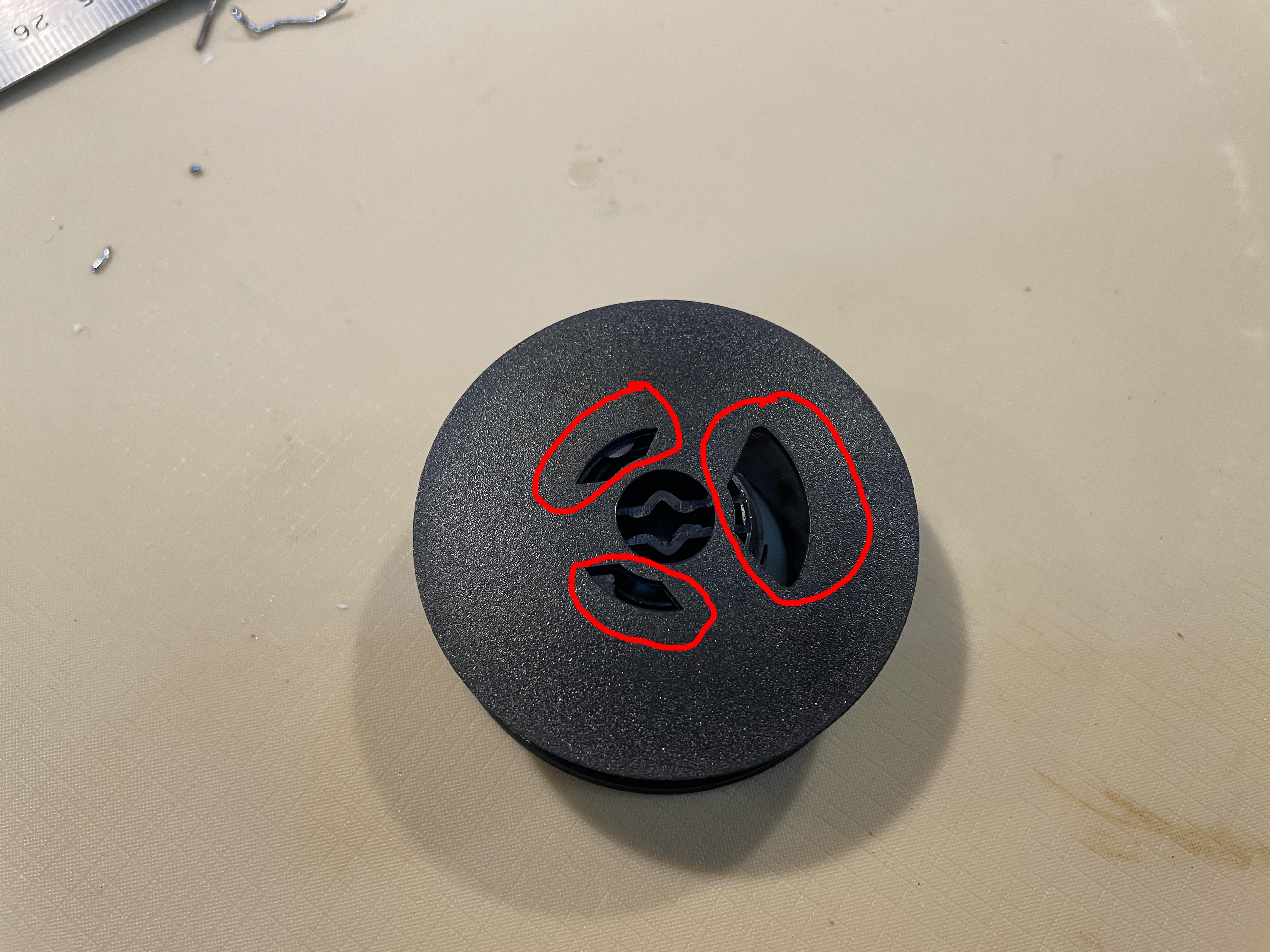 plastic "universal" spool
