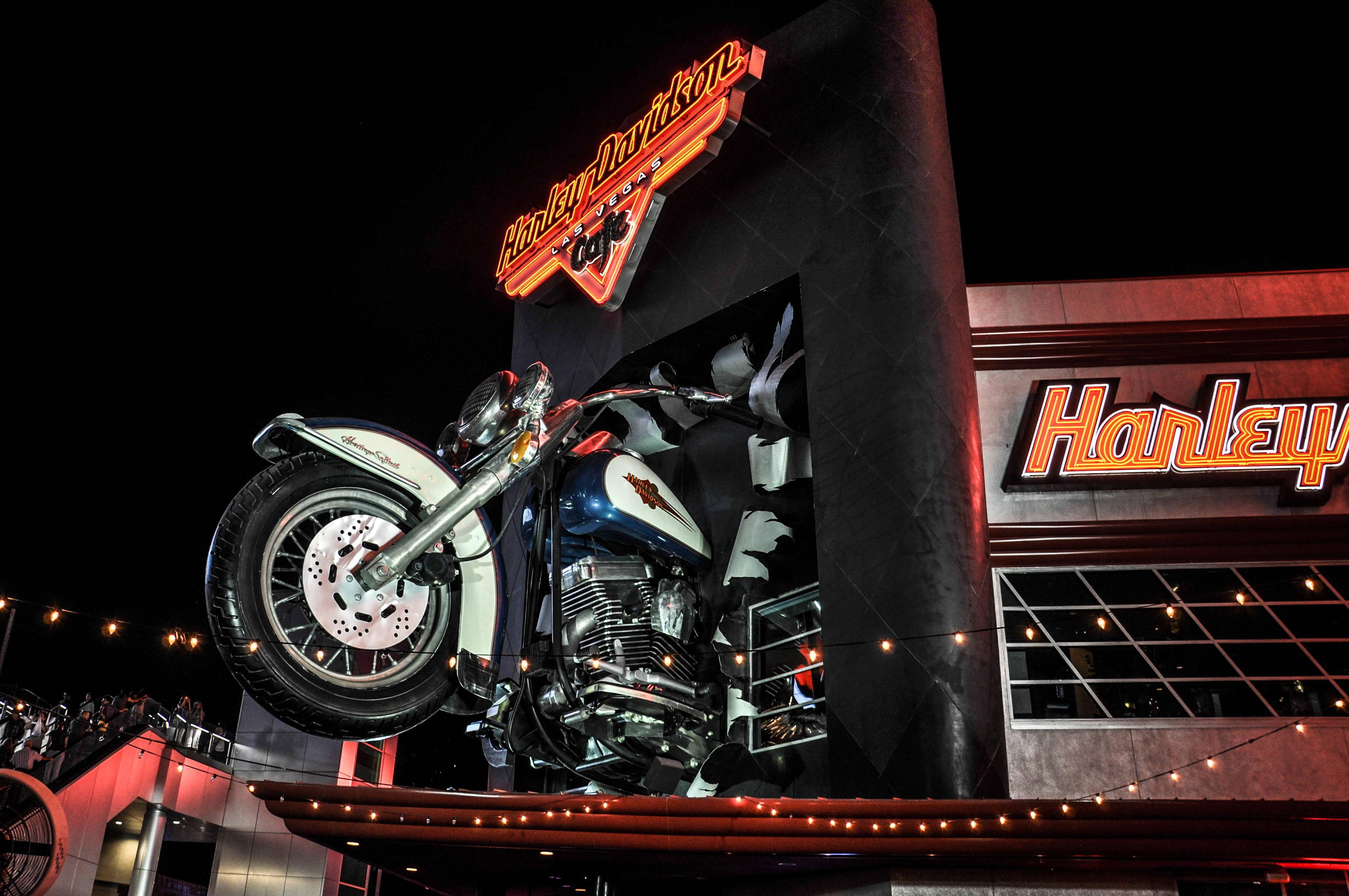 Harley Davidson sur le strip