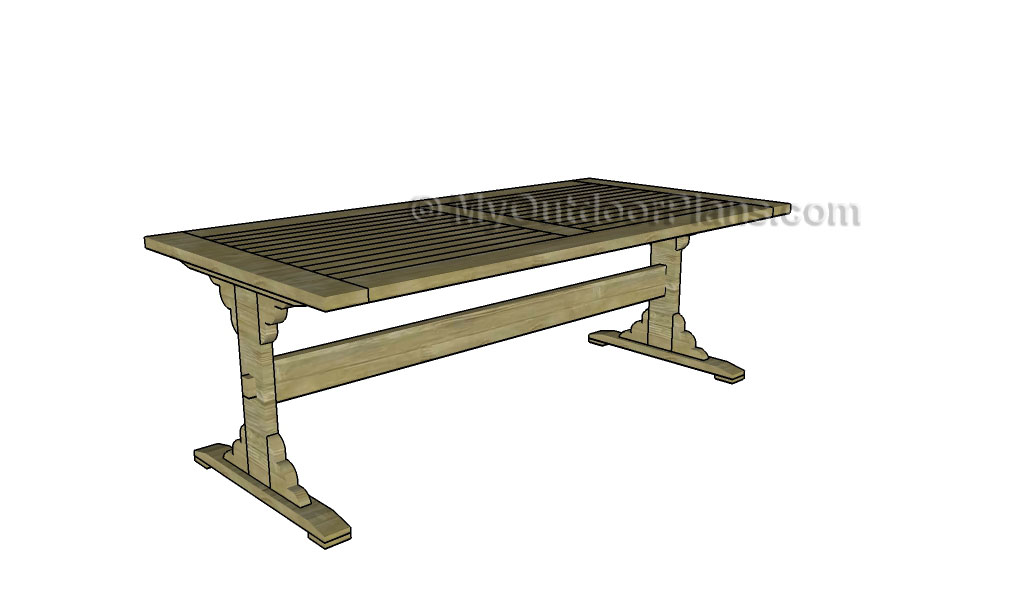 How To Build An Outdoor Dining Table Free Plans Myoutdoorplans Free Woodworking Plans And Projects Diy Shed Wooden Playhouse Pergola Bbq
