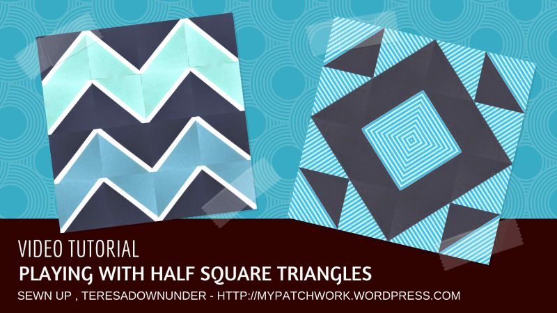 How To Make Easy Half Square Triangles Hst Full Quilting Tutorial - Amazing Nature Pattern - 4K