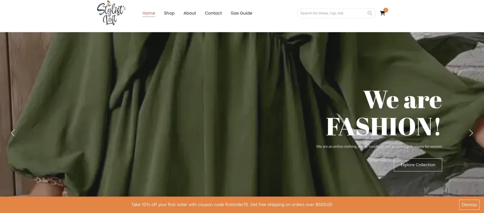 The Stylist’s Loft Website