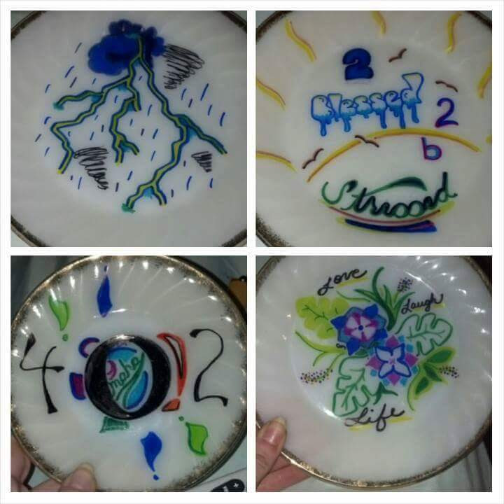 four plates