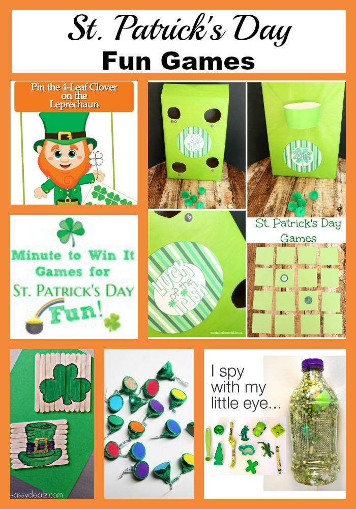 st patricks day party games kids and adults my pinterventures