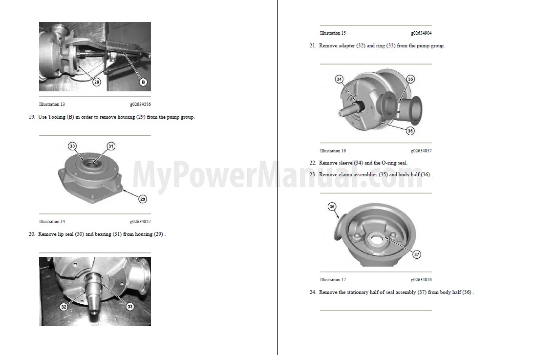 Over 1400 pages in 2 volumes. Caterpillar C32 Rny Marine Diesel Engine Service Manual Mypowermanual