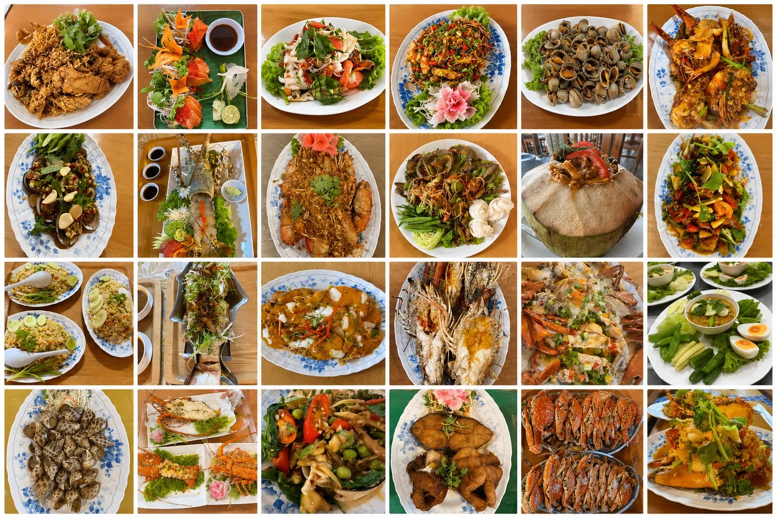 Local Seafood in Pattaya
