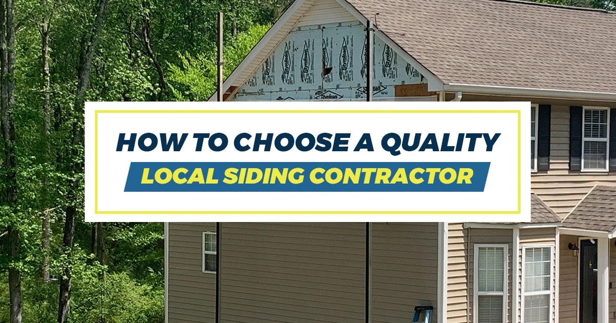 local siding contractor