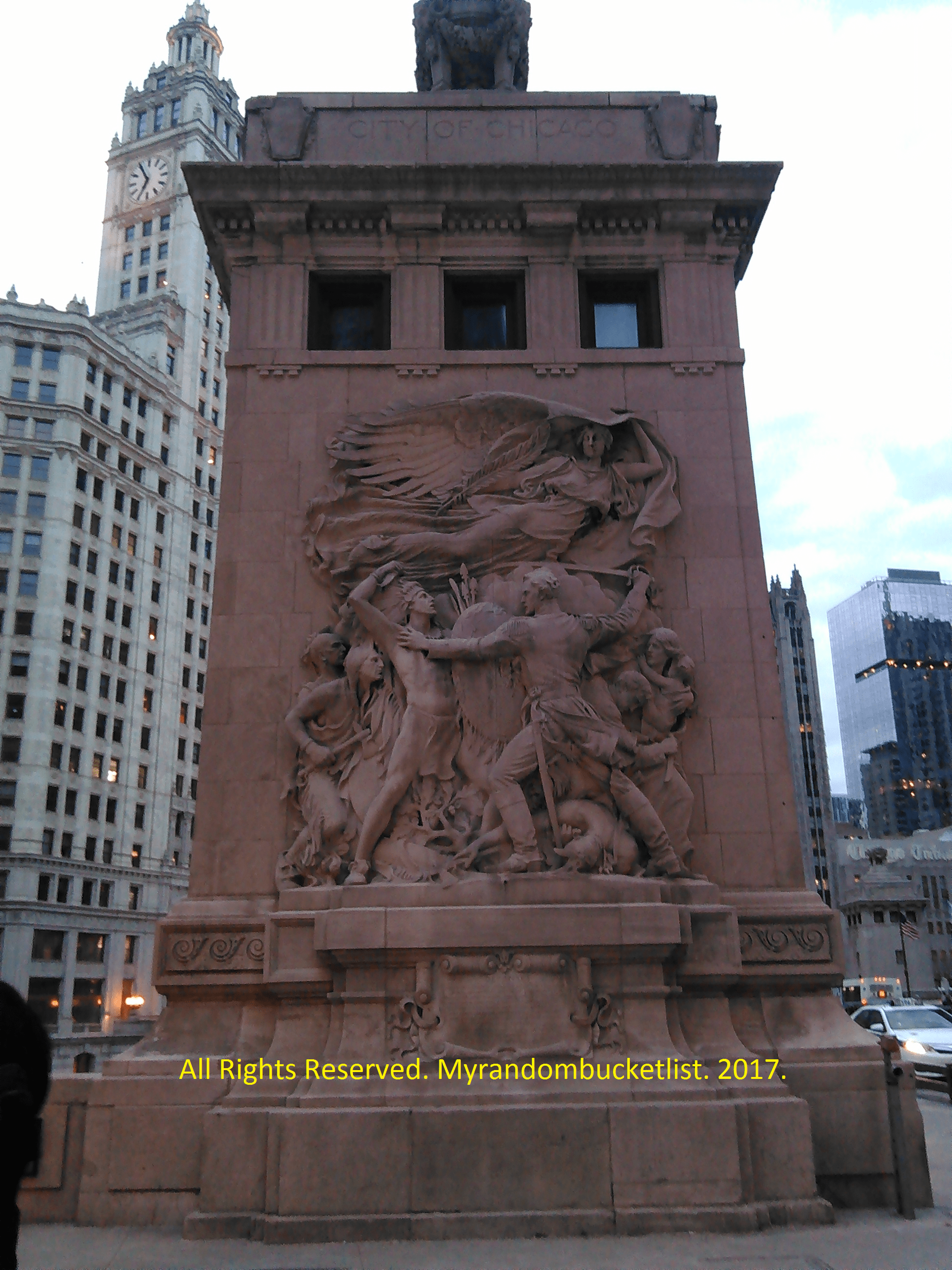 Downtown Chicago sculptures and art