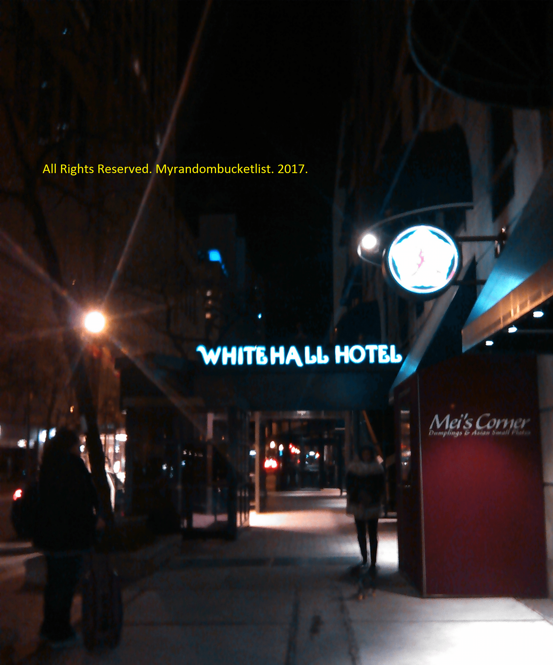 Historic Whitehall Hotel in downtown Chicago