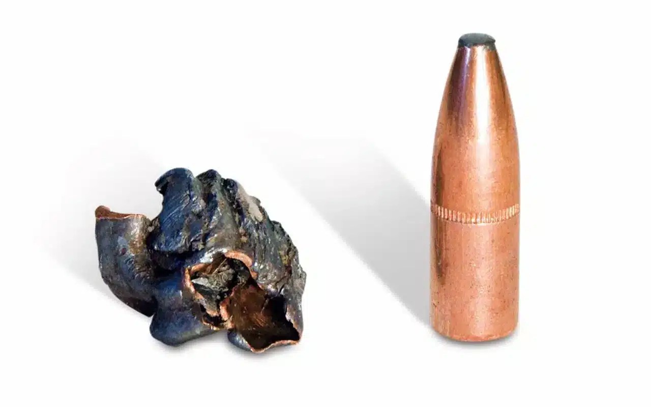 Federal Fusion Bullet, bonded core hunting ammunition for improved performance.