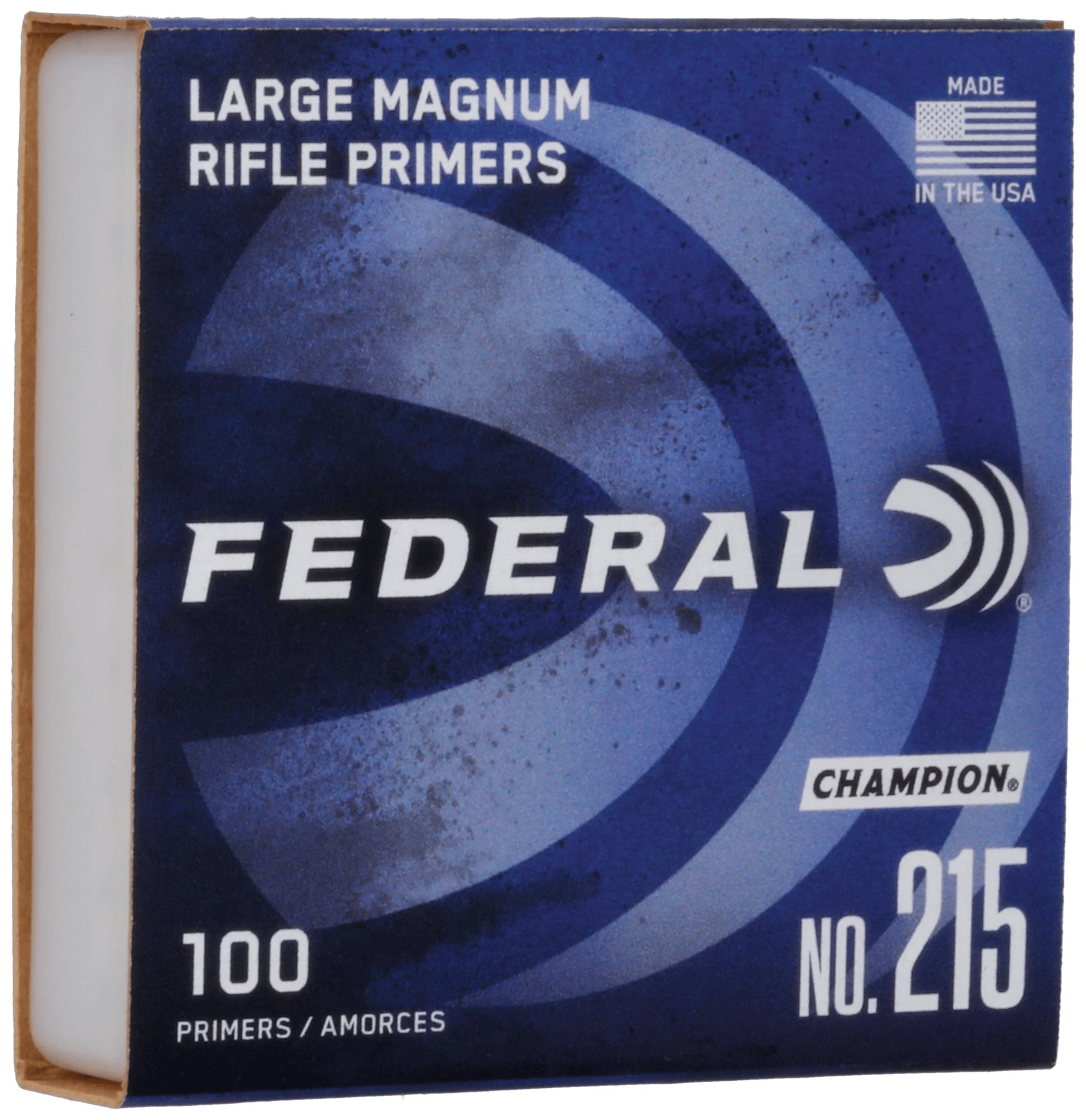 Federal 215 Large Rifle Magnum Primer packaging