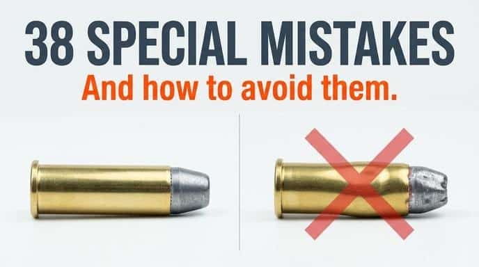38 Special Mistakes and how to avoid them — correct vs incorrect .38 Special cartridge seating depth