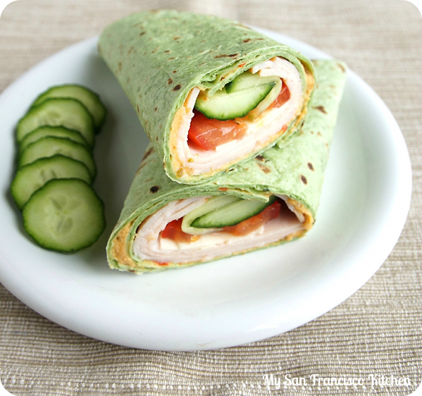 pix Spinach Hummus Wrap healthy turkey hummus spinach wrap