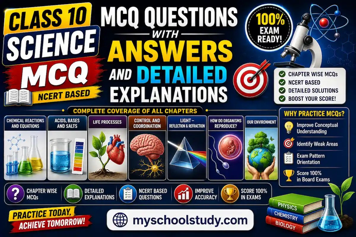 Class 10 Science MCQ, Electricity, Light