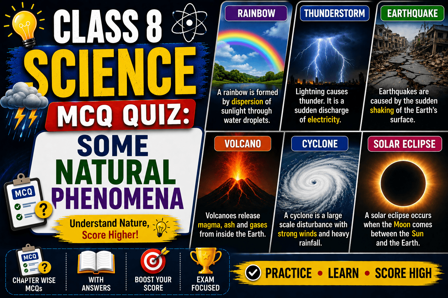 Class 8 Science: Some Natural Phenomena, myschoolstudy.com