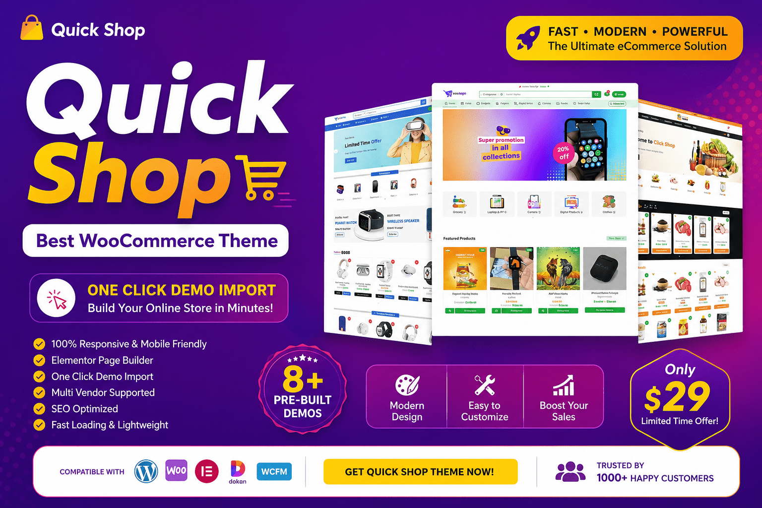 Quick Shop Web Design Theme