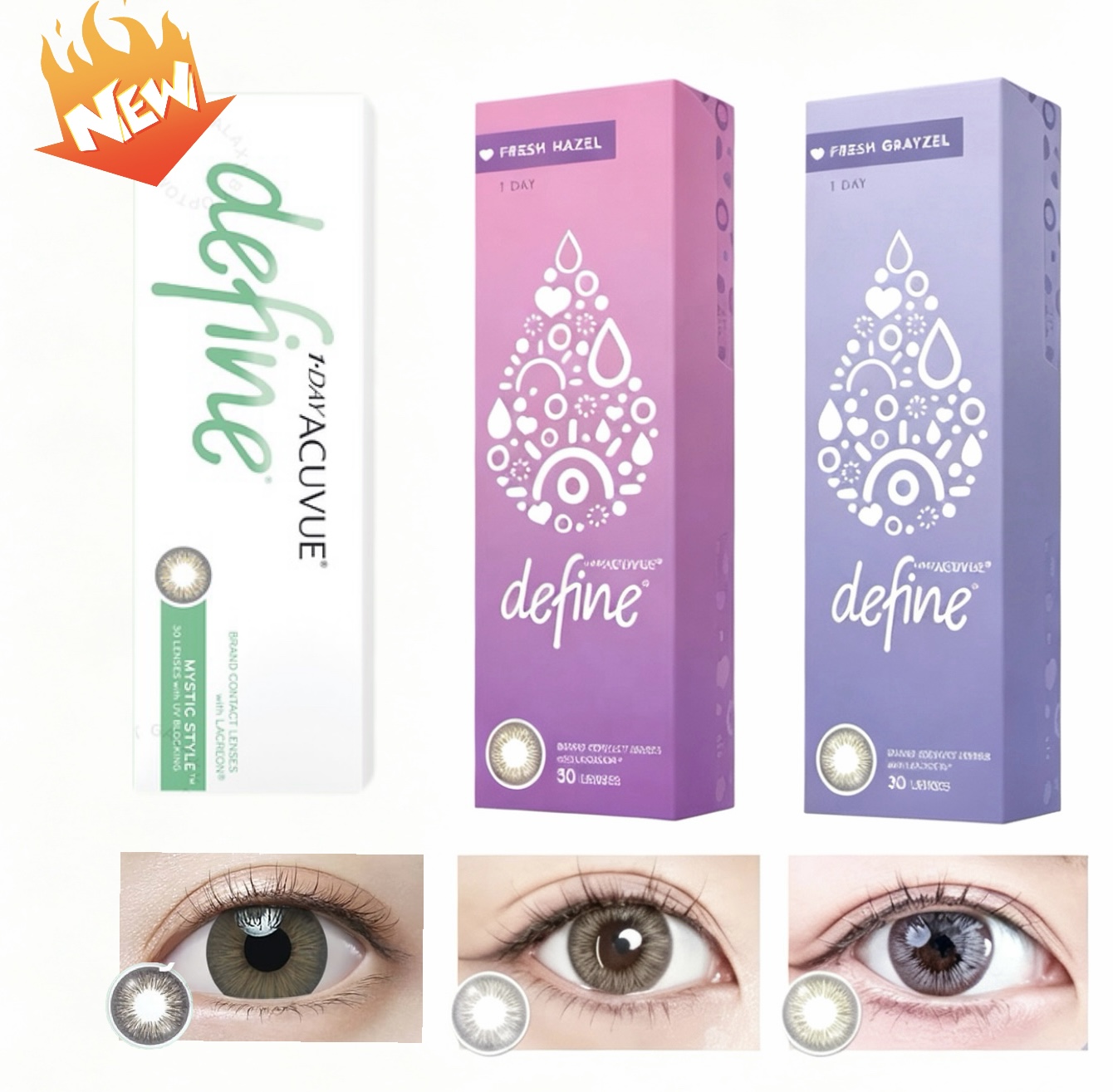 1•DAY ACUVUE® DEFINE® with LACREON®