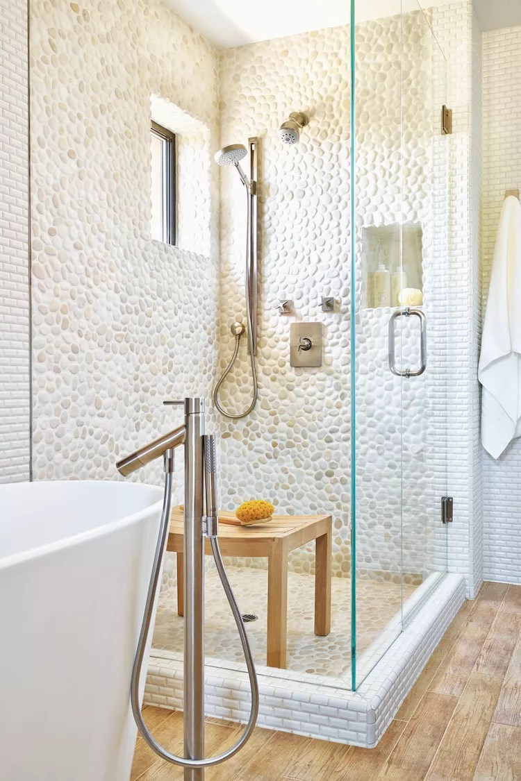 Small Walk-In Shower with Bench Ideas