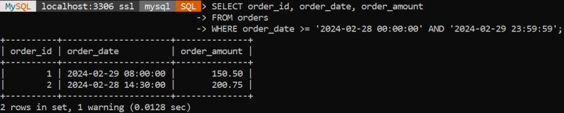 Performing Calculations On Date Time Related Values Mysqlcode - Best Ocean Photos in High Resolution