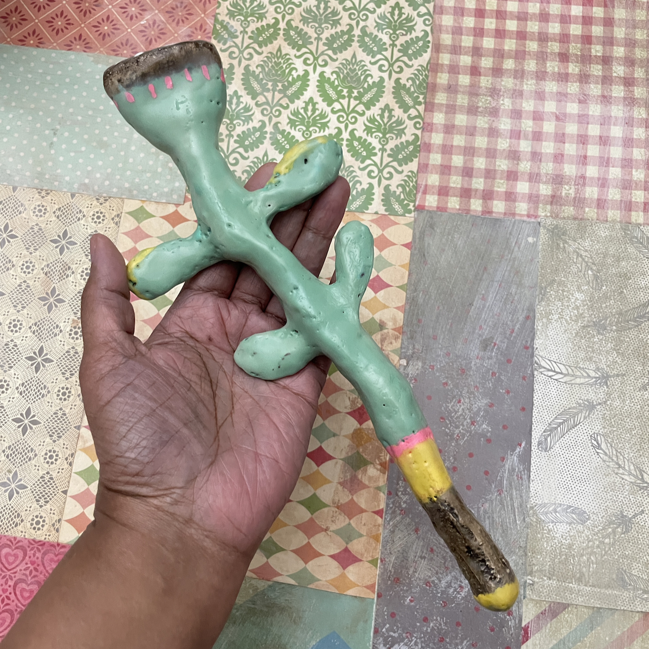 Floral stem, Folk Art Form