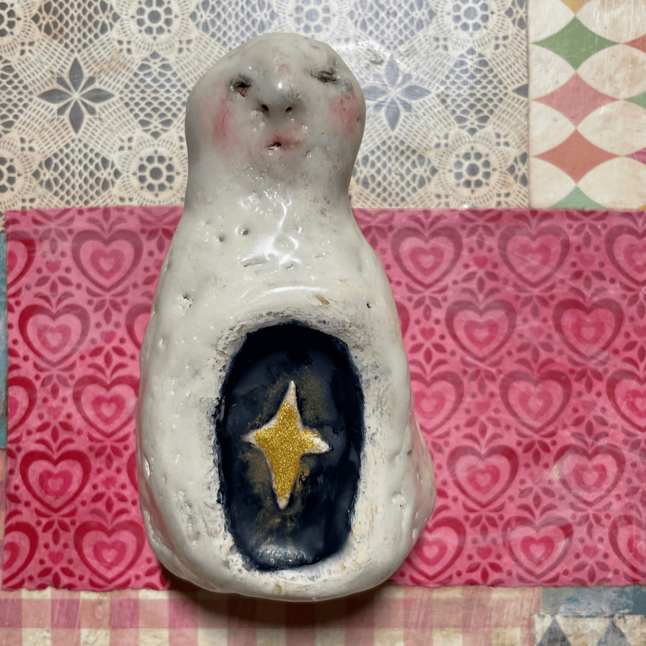 Star Nook, clay mini wall ornament