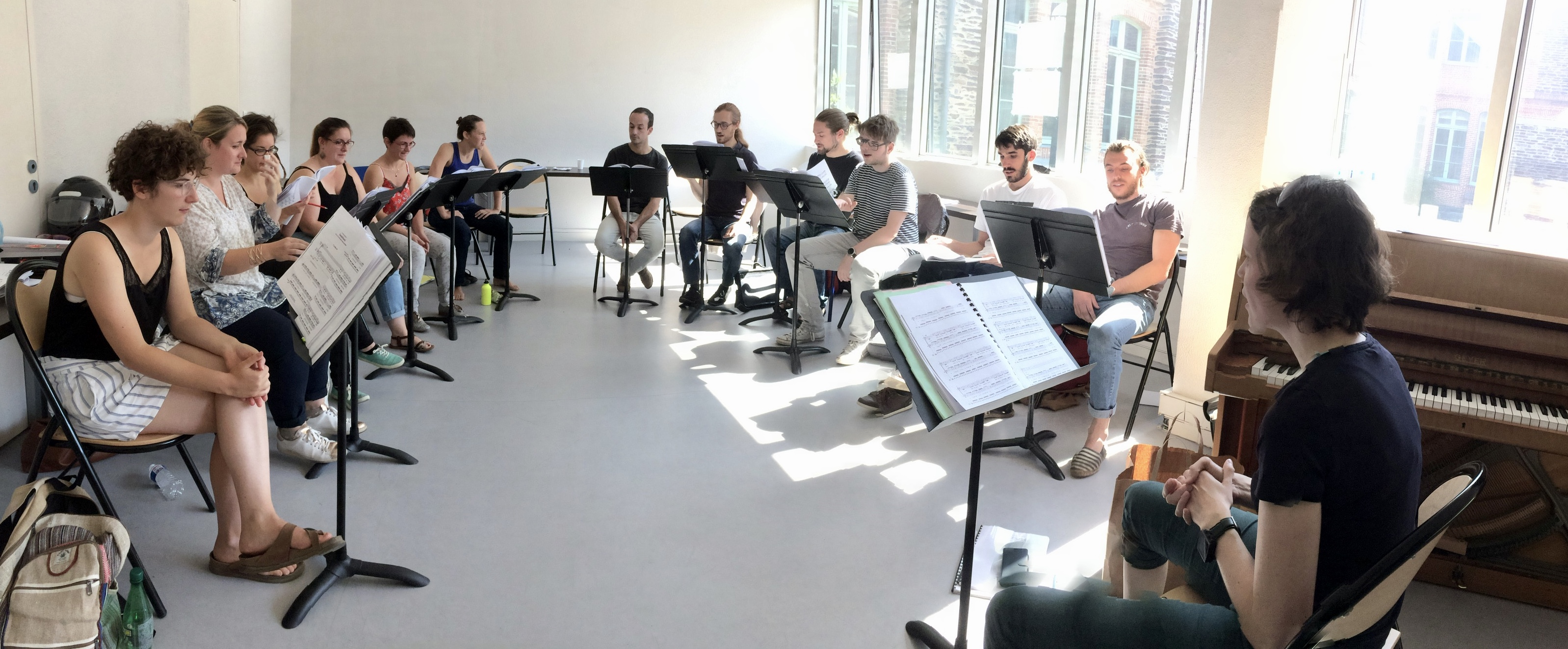 Répétition de l'ensemble Appoggio