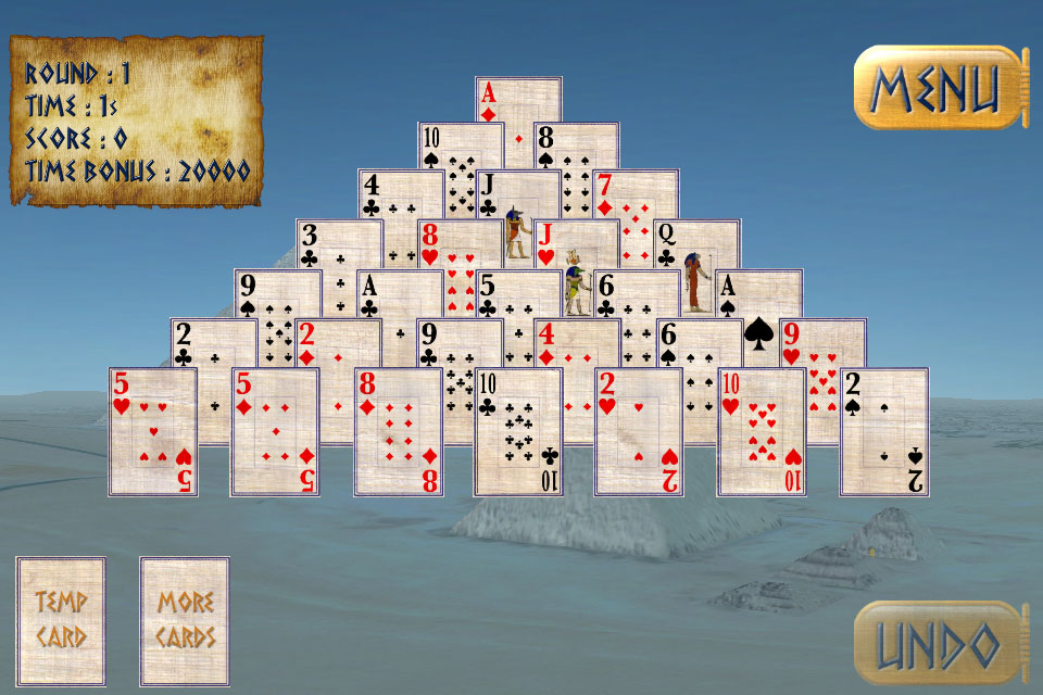 Our goal is to help you. Giza Pyramid Solitaire