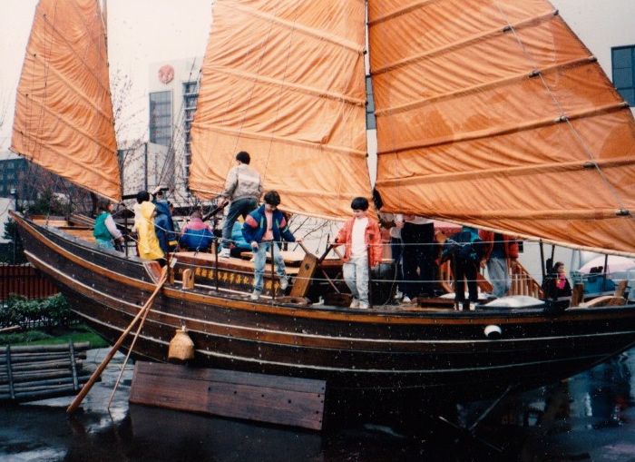 School Kids Explore Exhibit
