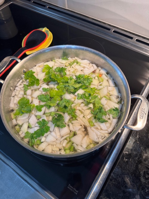 Easy homemade vegetable soup