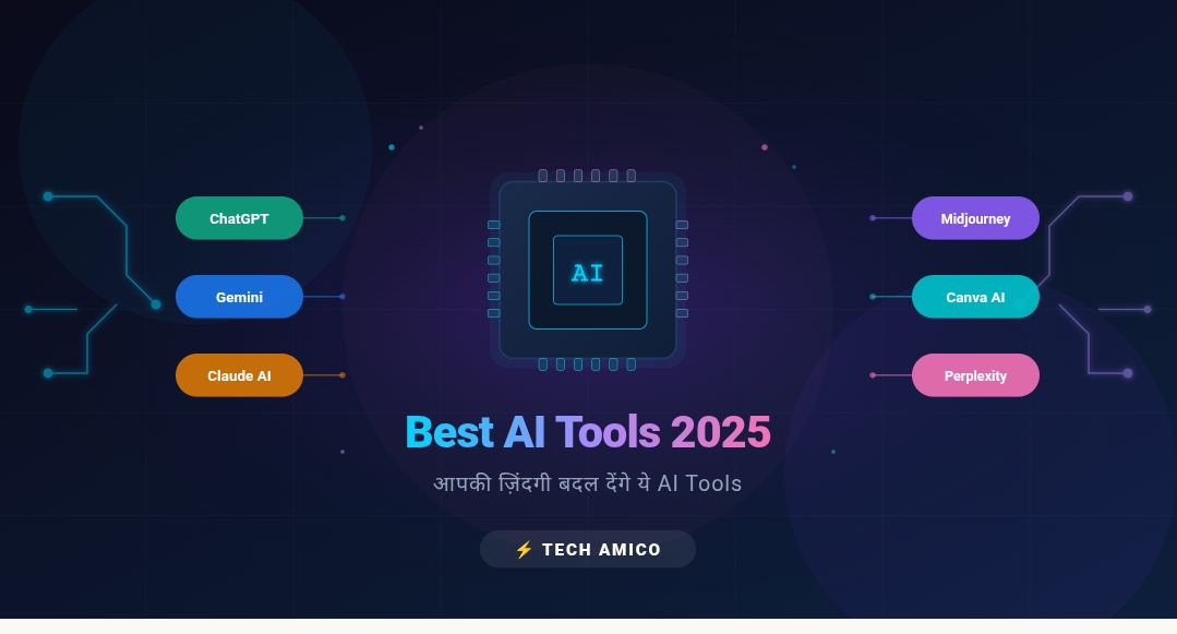 2025 के Best AI और ChatGPT Tools - Tech Amico