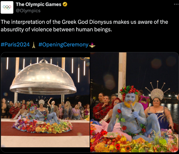 The last supper or greek mythology