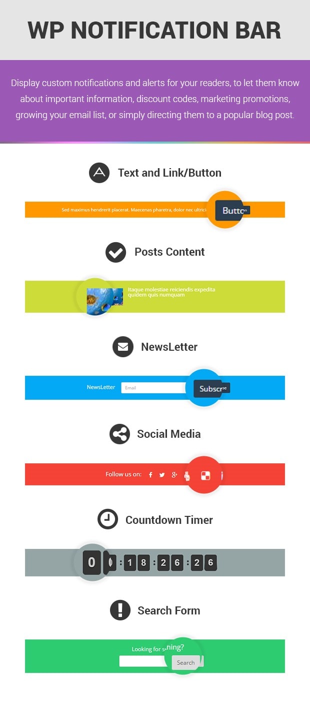 Here are the top 8. Wp Notification Bar Premium Notification Wordpress Plugin Mythemeshop